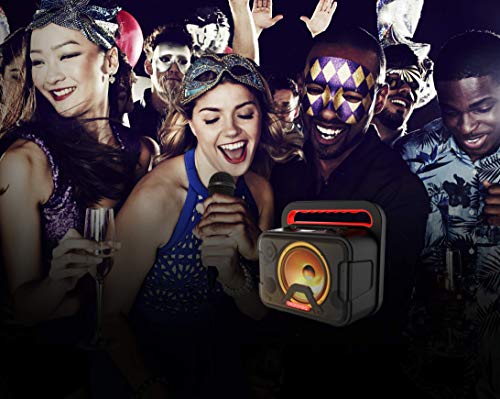 Motorola Sound ROKR 810 - Enceinte sans fil - 40 Watt - Bluetooth 5.0 - LED - Microphone karaoké - Etanche - Noir