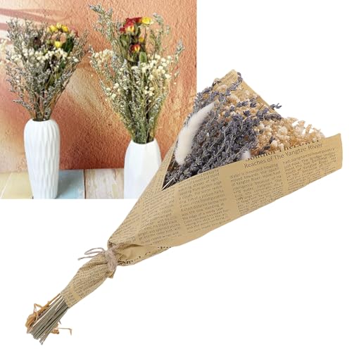 Ramo Seco de Lavanda y Cola de Conejo para Decoración miniatura 2