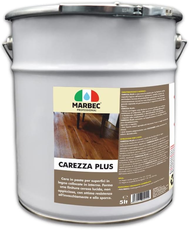 marbec - Carezza Plus | Bott ceroso Concentrated in Paste for Wooden Surfaces Cerate