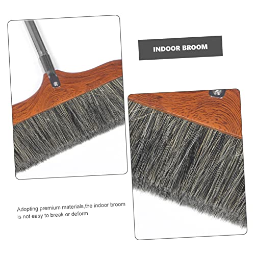 IWOWHERO Zimmerbesen Mit Langem Griff Abnehmbarer Besenstiel Weicher Besen Zum Fegen Im Innenbereich Für Hartholzböden Campingbesen Hausbesen Zum Staub Entfernen – Bild 3