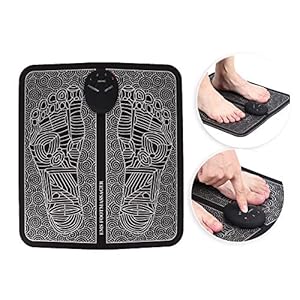 Fußmassagegerät, Ems-Fußmassage, Fußakupunktstimulation, Lindern, Akupunkturpunkte Intelligent Ems Fußmassagegerät 6 Modus 15 Gang für Finden(Battery Type)