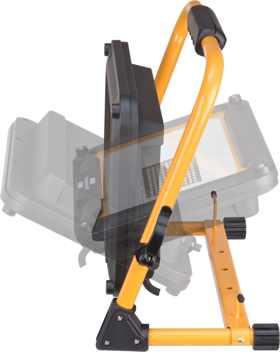 Brennenstuhl Foco LED portátil JARO 7050 M/Luz de trabajo de 80W para uso exterior (potente foco de obra LED de 8000lm, luz regulable, con cable de 5m, IP65)