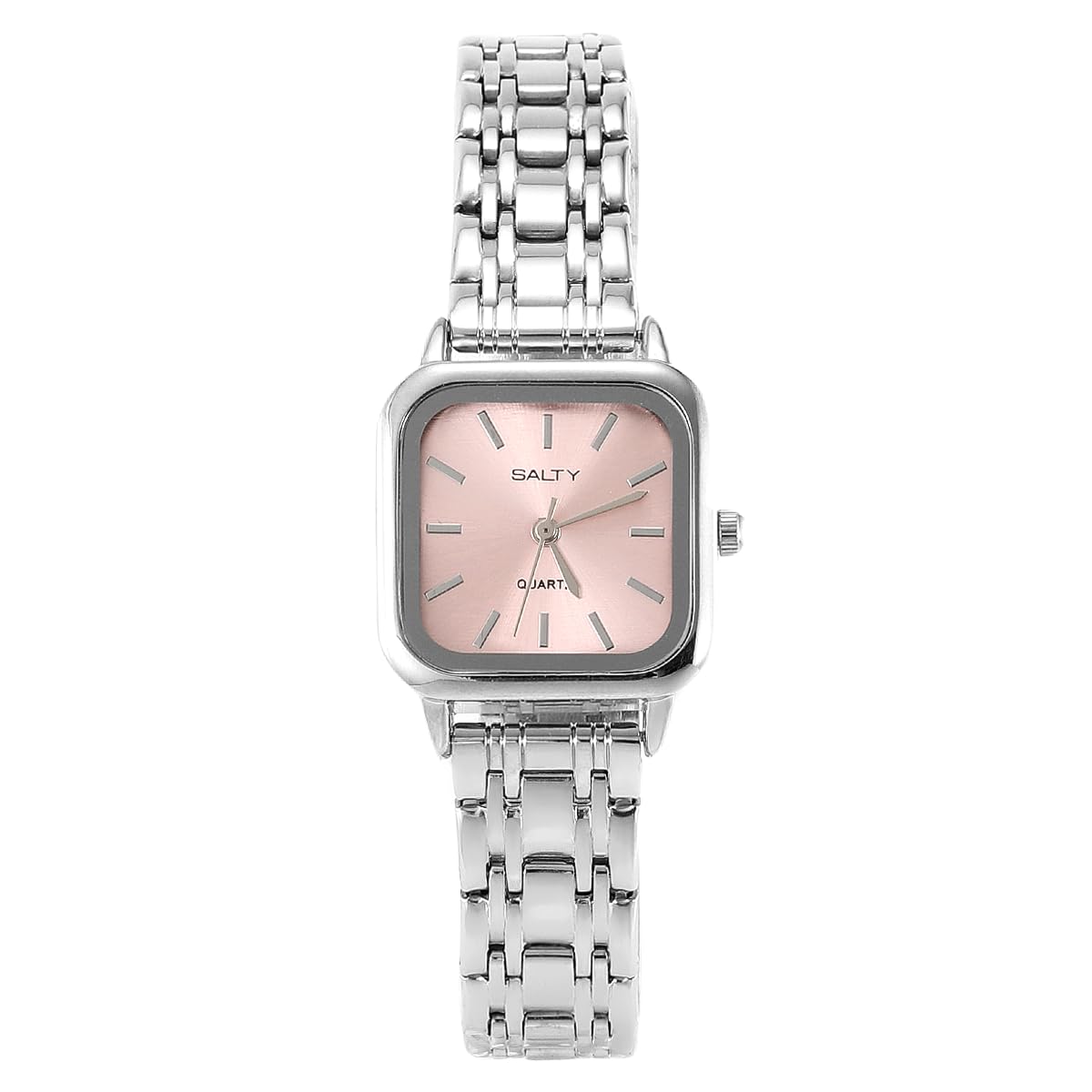 SALTY Analog Watches for Women & Girls, Silver Silver::Pink - Image 1