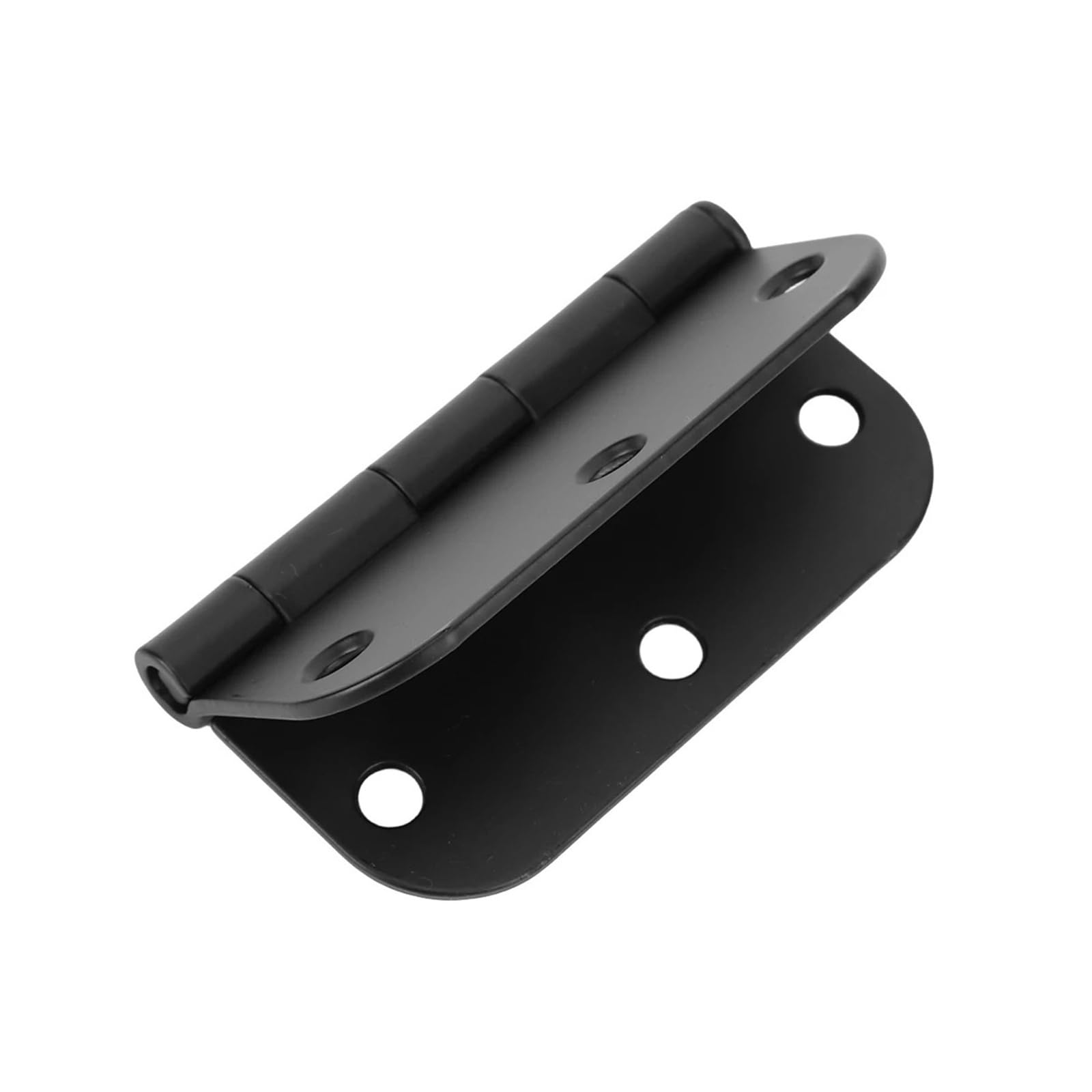 Ujzgbxqvshm Black Folding Door Hinge,1Pcs Iron /Silver Interior Room Round Sliding Bearing Hinges(Black)