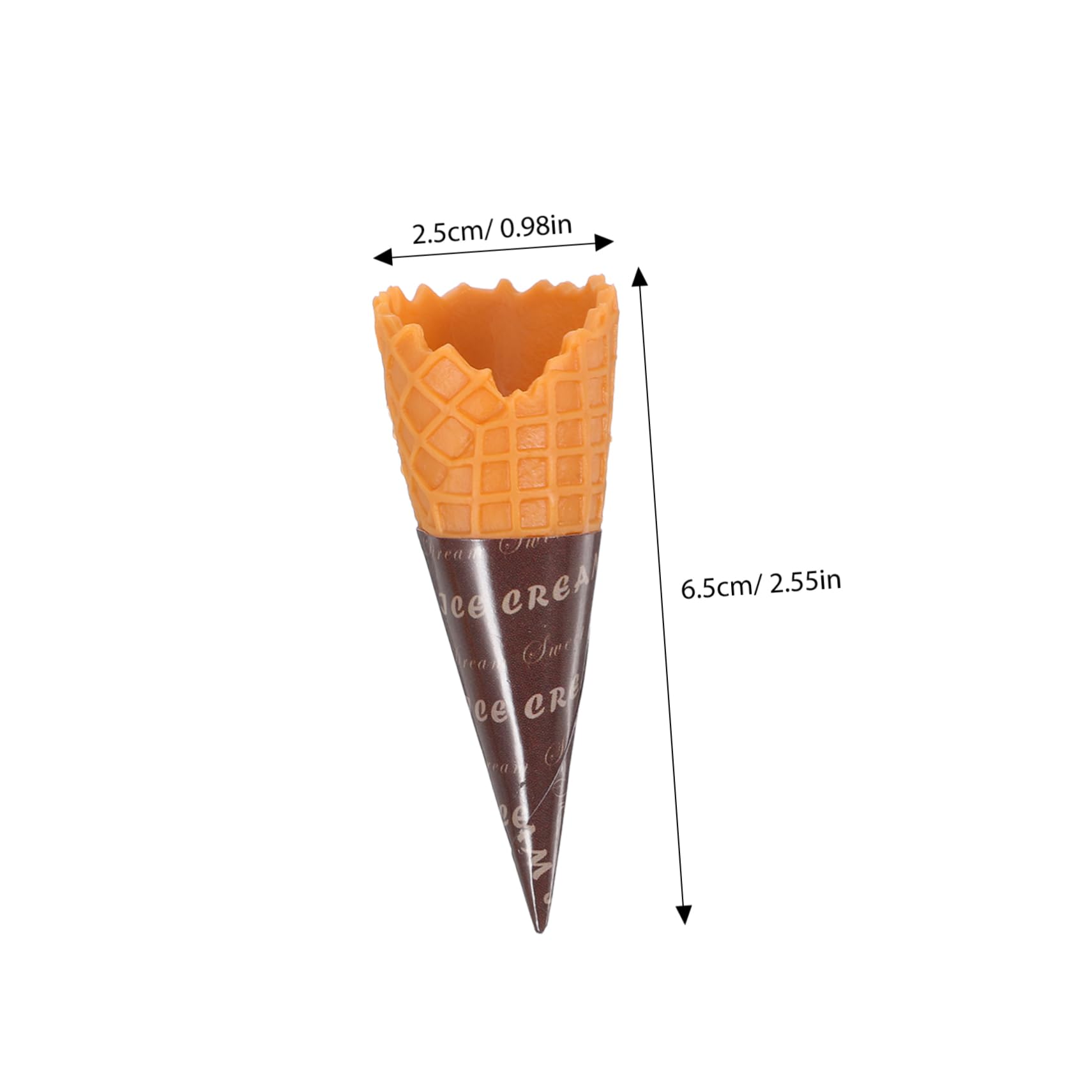 ワッフルコーン　ミニチュア　ドールハウス　フィギュア　アイスクリーム　スイーツ ワッフルコーン ミニチュア ドールハウス フィギュア アイスクリーム