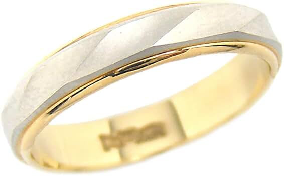 ぴ*の様 シルバー　ゴールド リング　K18 Pt900 Amazon | [ファッションジュエリーem] コンビ プラチナ ゴールド