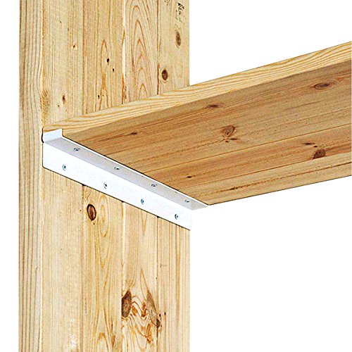 WAKI Walist棚受金具4枚用 白 WAT-024 356mmシロ2コイリ