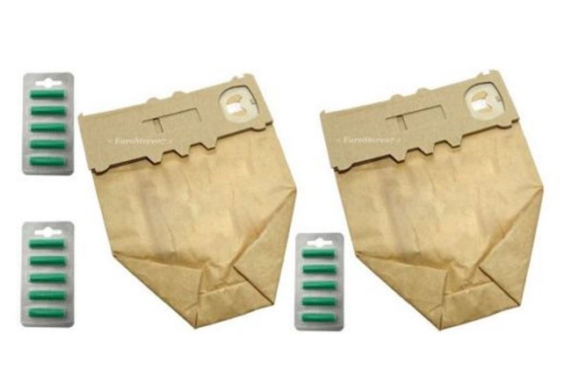12 Sacchetti Carta + 15 Profumi Per Aspirapolvere Vorwerk VK 130 E 131 - Ricambi Adattabili