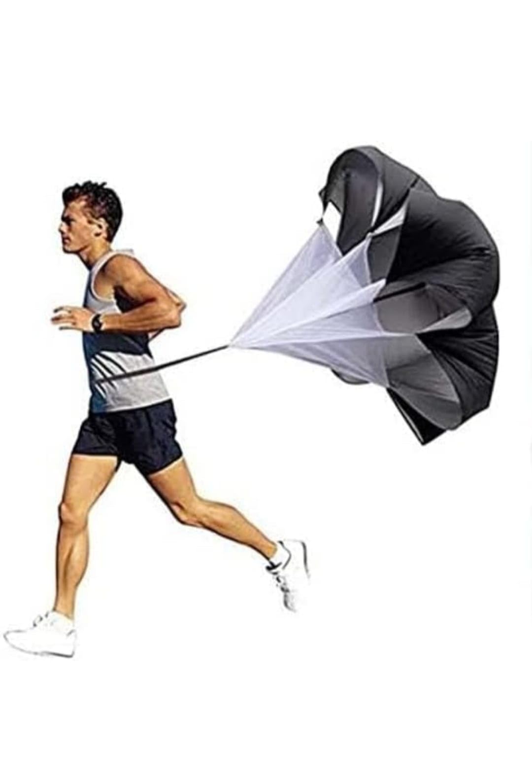 Running Speed Training Parachute 48 Inch | Resistance Sprint Chute for Explosive Speed, Endurance & Acceleration | Fitness Training Gear-image-27