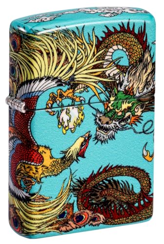 Encendedor Zippo diseño Dragón y Fénix miniatura 1
