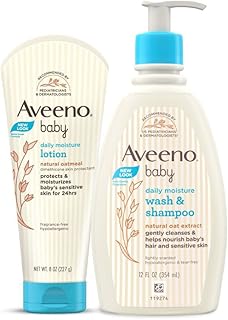 Aveeno Daily Moisturizing Combo - Daily Moisturizing Lotion 227g and Moisturizing Bath 354ml Price In India