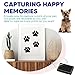 Imagen de BBTO Kit de Impresión de Huellas de Perros y Gatos Almohadilla de Tinta de Huellas Seguras No se Mancha para Mascotas Cachorros Regalos Recuerdos Conmemorativos de Animales