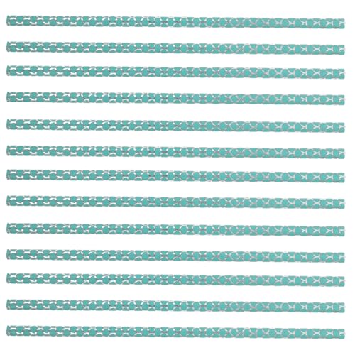Pitillos desechables de papel tema sirena 100 pcs