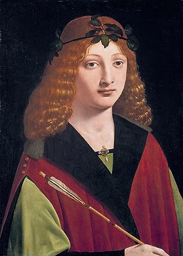 Impression d'affiches d'art de Boltraffio : portrait sur toile premium pour décoration de luxe