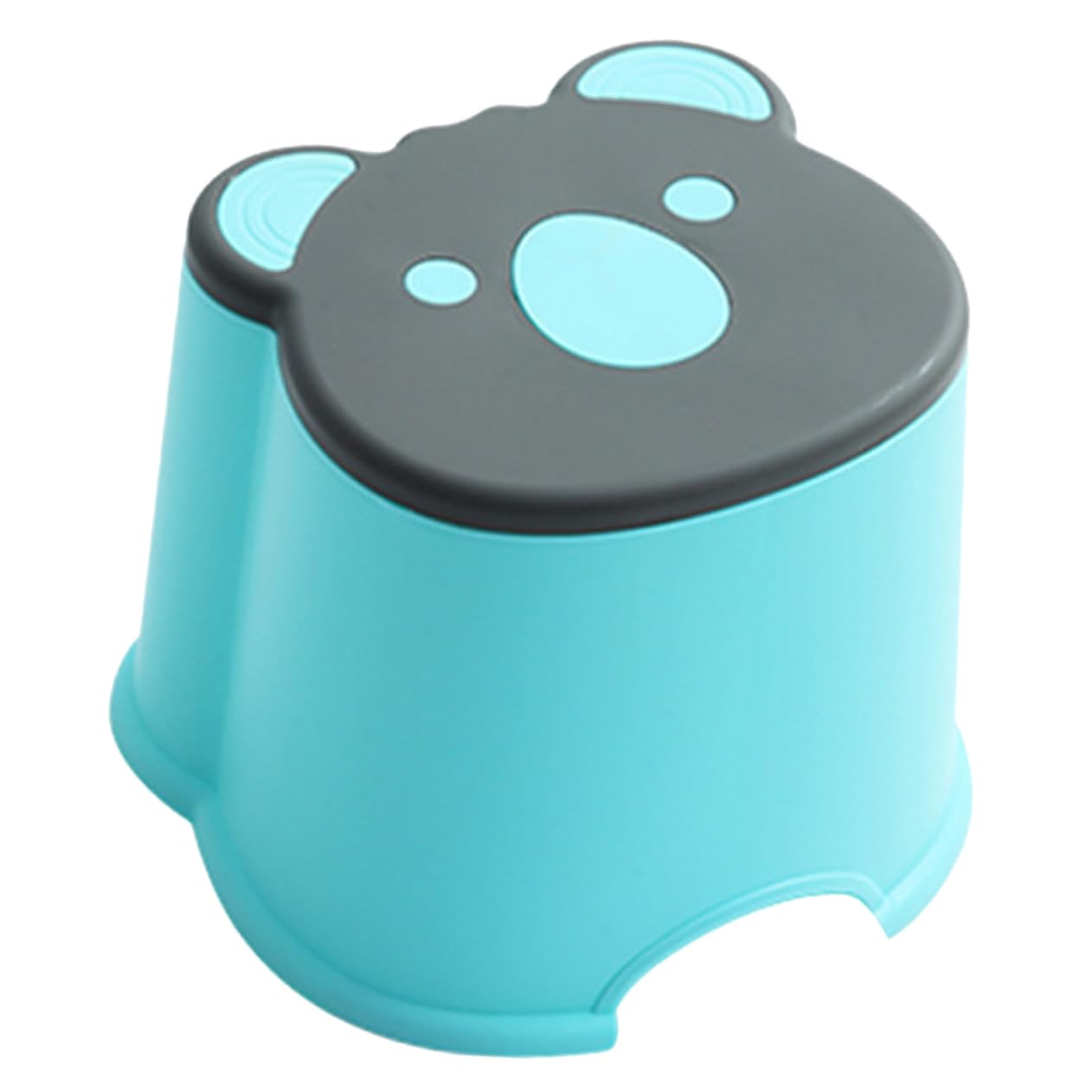 Ciieeo Kinderhocker Aus Kunststoff - Antirutsch Tritthocker 30x23.5x22.5cm, Stapelbar & Sicher