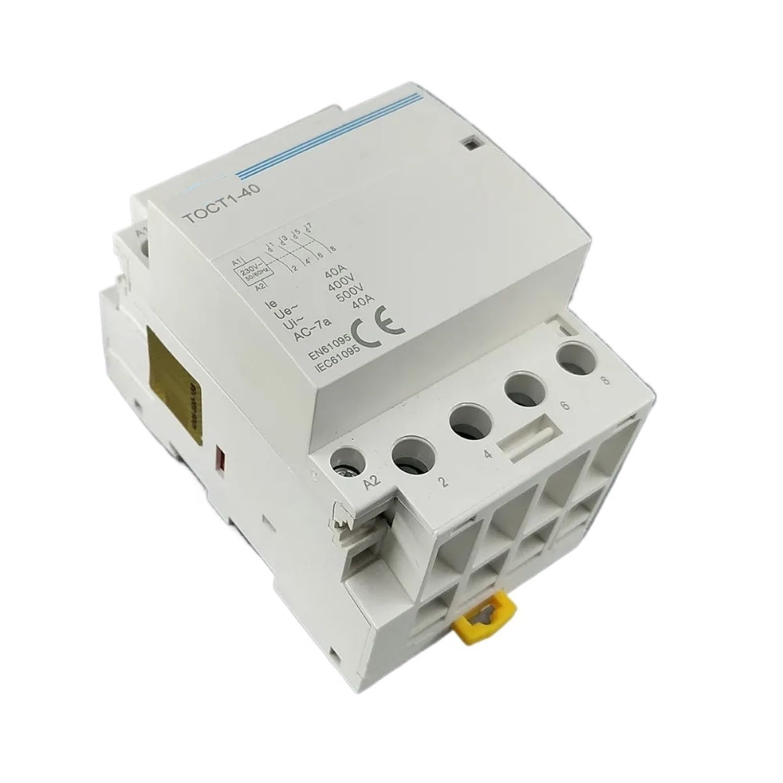 Contacteur modulaire CA CT1 4P 40A robuste à isolation renforcée 4NO - 6