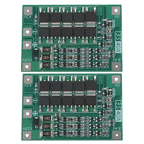 LAMELLIS 2�� 3S 40A �h���C�o�[�p 12V ���`�E���C�I��18650 �o�b�e���[�ی�{�[�h Pcm �o�����X���`�E���C�I���o�b�e���[�Z�����W���[���t��