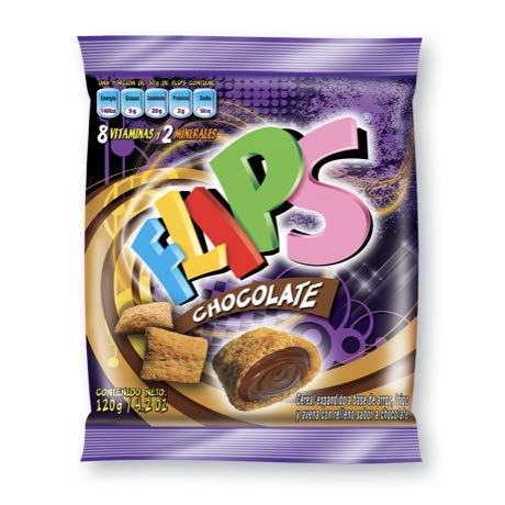 FLIPS CHCOCOLATE Venezuela. Bolsa 120 g