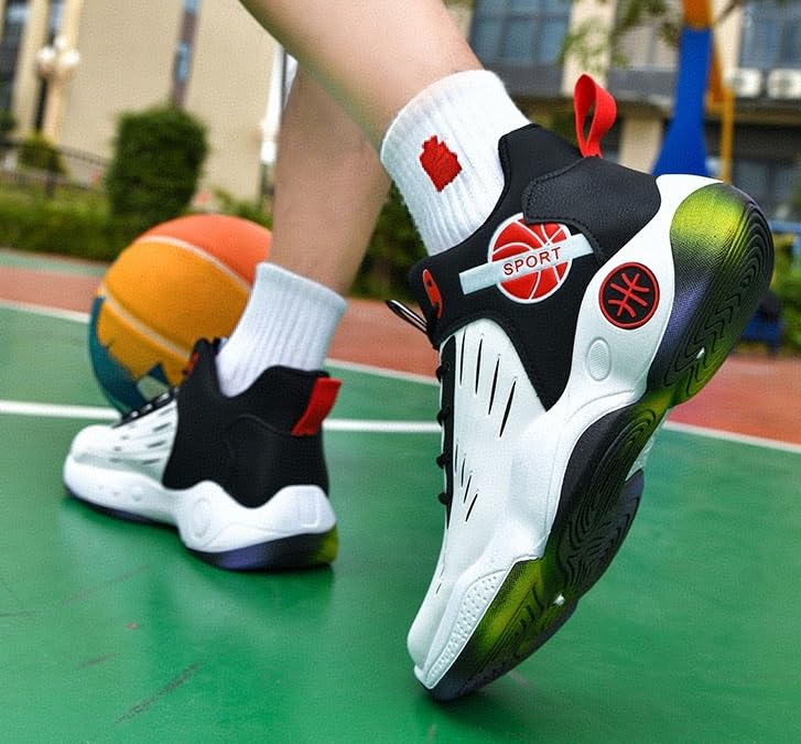 Zapatillas de Baloncesto Altas Hombre Joven Protección Tobillo | Zapatillas de Baloncesto Altas Hombre Joven Soporte TPU Amortiguación Sport
