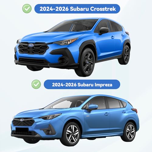Image of Window Visors Rain Guards for 2024 2025 2026 Subaru Crosstrek & Subaru Impreza, Out-Channel Window Vent Wind Deflectors Visors Shades for 24 25 26 Crosstrek /Impreza