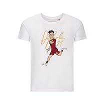 AS ROMA T-Shirt Dybala Collection II, Kids, 12 anni, Bianca