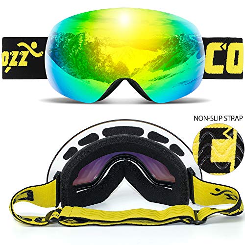 Copozz G7 Otg Ski Goggles, Frameless, Detachable Lenses Snow Snowboard Goggles, Uv400 Protection For Men Women #TOP5