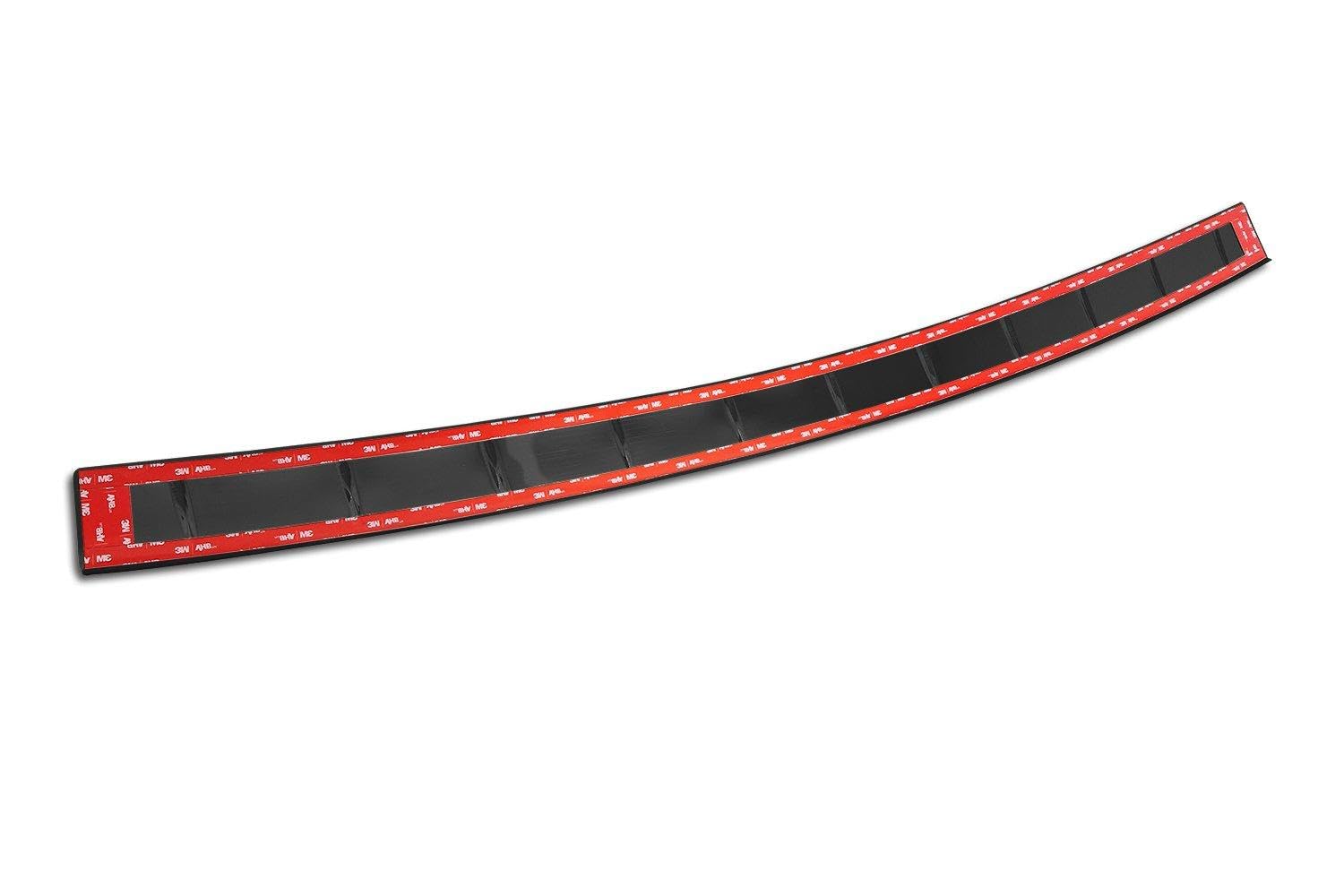 AVISA | Compatible con Mercedes GLE 2023+ | Protector de Parachoques Trasero; Acero Inoxidable, Cepillado, Grafito; Tira Protectora Protege la Pintura del Parachoques Trasero de Daños