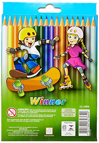 Lápis de Cor, Winner, 48707, 36 Cores