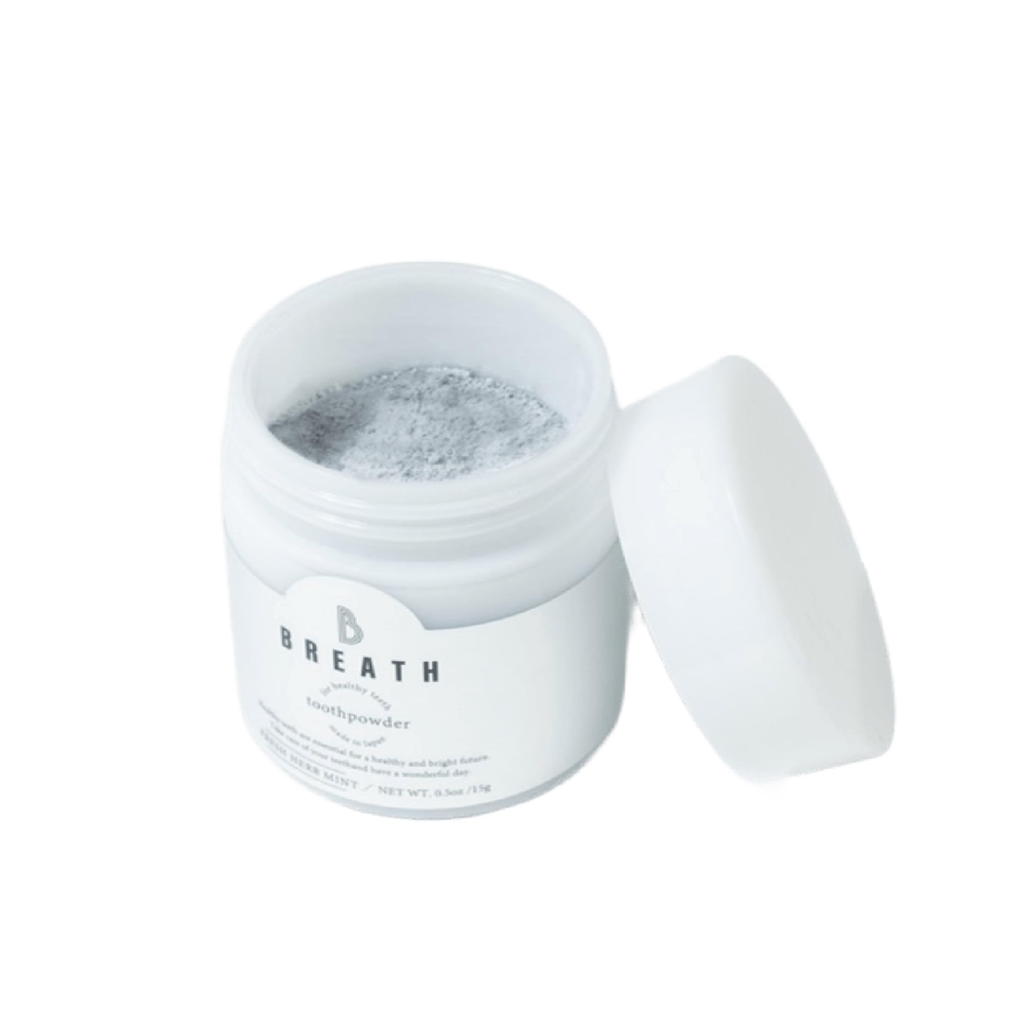 BREATHE トゥースパウダー フレッシュハーブミント 15g/ 新品5個 Amazon | B BREATH トゥースパウダー 15g ガリガリ落とす！ 【黄金比率