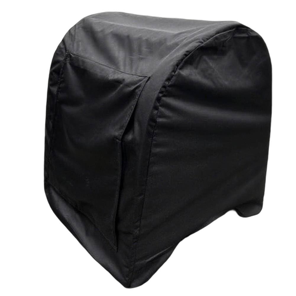Copertura per pompa da piscina Oxford 600D, resistente alle intemperie, 60 x 68 x 61 cm, filtro a sabbia per protezione con apertura di accesso e spazio di archiviazione, nero
