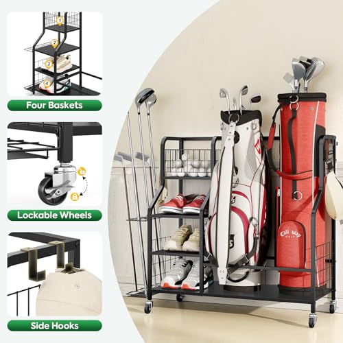 Image of APEXCHASER Golf Bag Storage Organizer