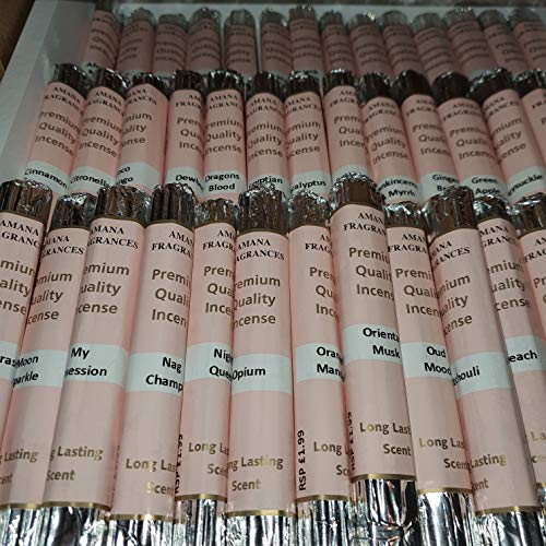 60 Mixed Pack Long Burning Incense Sticks, choose...