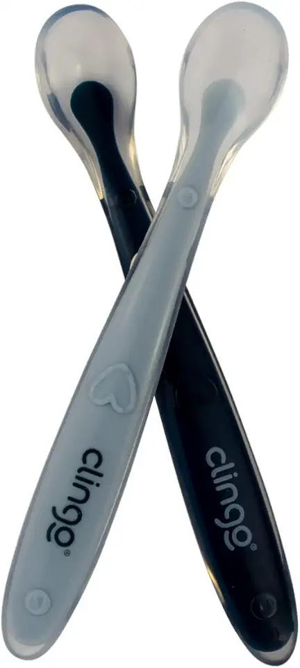 Colheres De Silicone Premium Marinho (2 Unidades)
