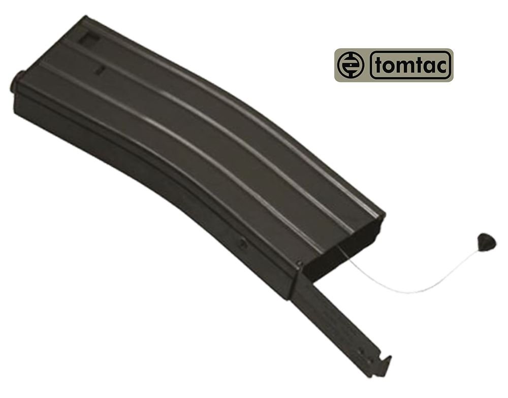 Airsoft M4 LONEX Metal Black Flash Magazine mag 360RDS ASG Pull Cord Scar