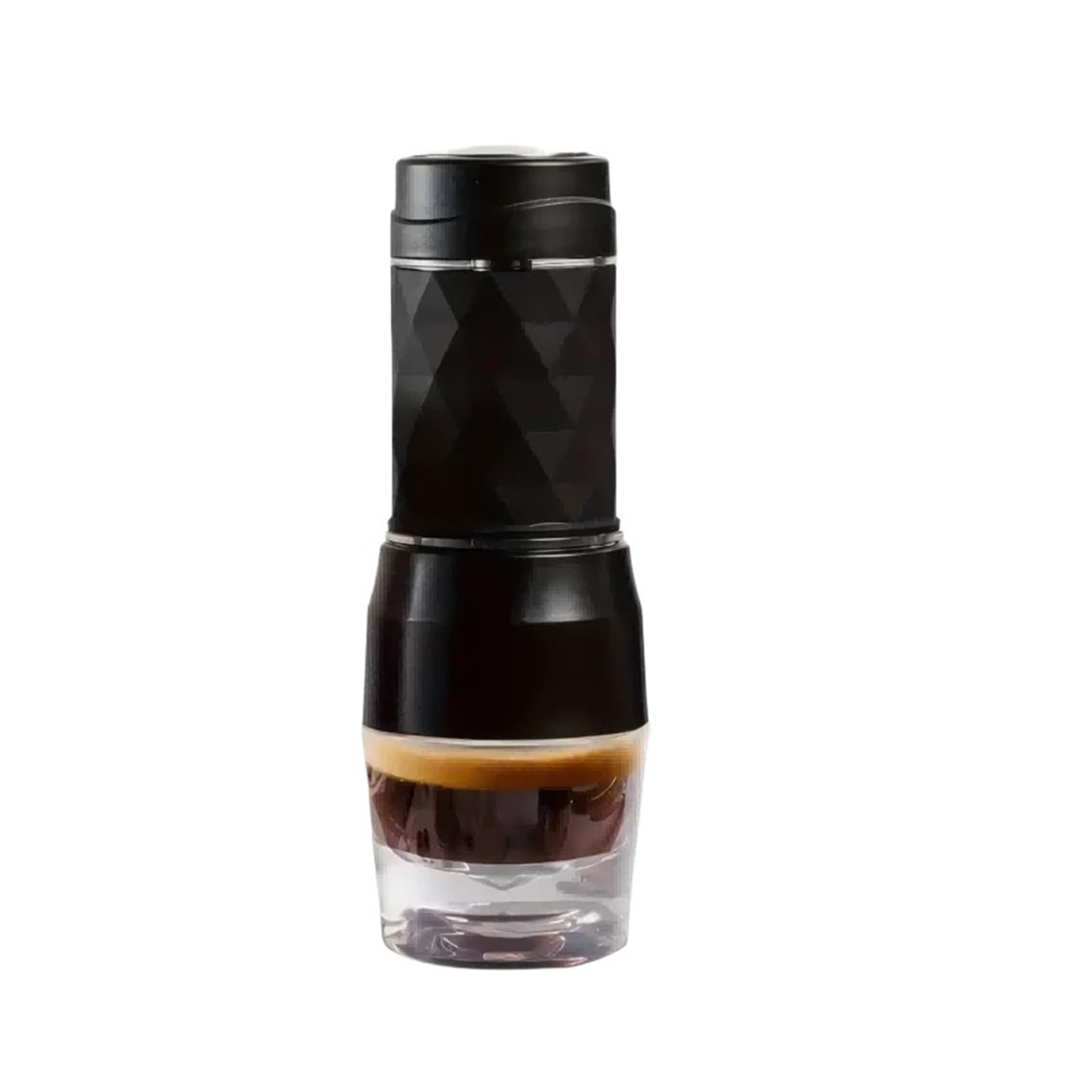 Cafetera portátil, Cafetera espresso portátil, mini cafetera que utiliza cápsulas y café molido, práctica cafetera espresso for viajes, campamentos y exteriores ,para vehículos recreativos, senderismo
