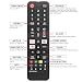 Smart Samsung Remote For All Samsung Tv Led Qled Uhd Frame Curved Solar Hdtv 3D 4K 8K Smart TVs, Universal Samsung Tv Remote with Netflix, Prime Video, Rakuten Tv Buttons