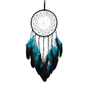 Capteur de Rêves en Plumes, Attrape-rêves à la Main, Attrapeur de Rêves Bohème Fait, Dreamcatcher pour la Décoration de la Chambre/Mariage