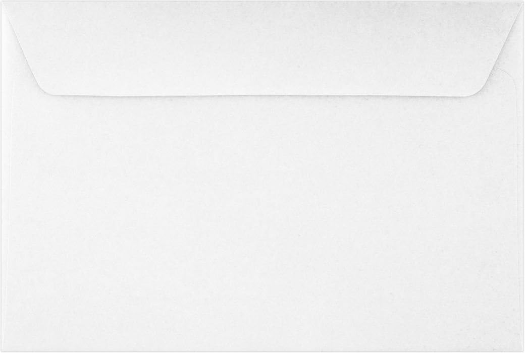 6 x 9 Booklet Envelopes 24lb. Bright White (50 Qty) Perfect for