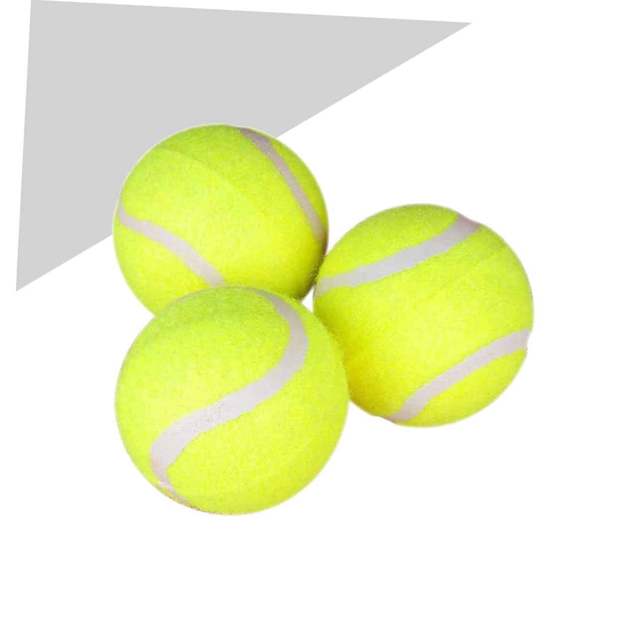 Mipcase 3 Pack Training Tennis Balls Orange High Elasticity Style Tennis Accessory for Beginners