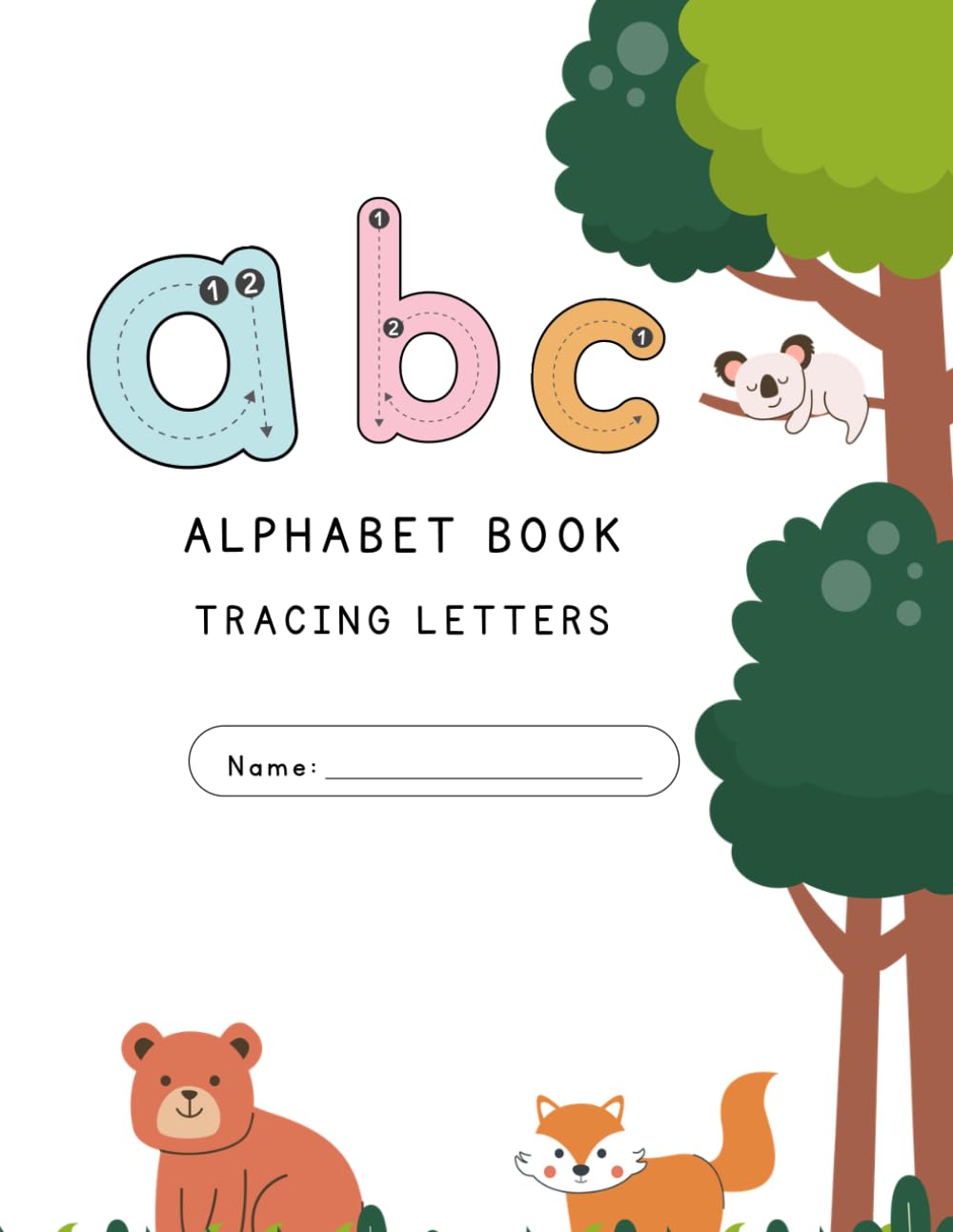 ALPHABET BOOK: Tracing Letters