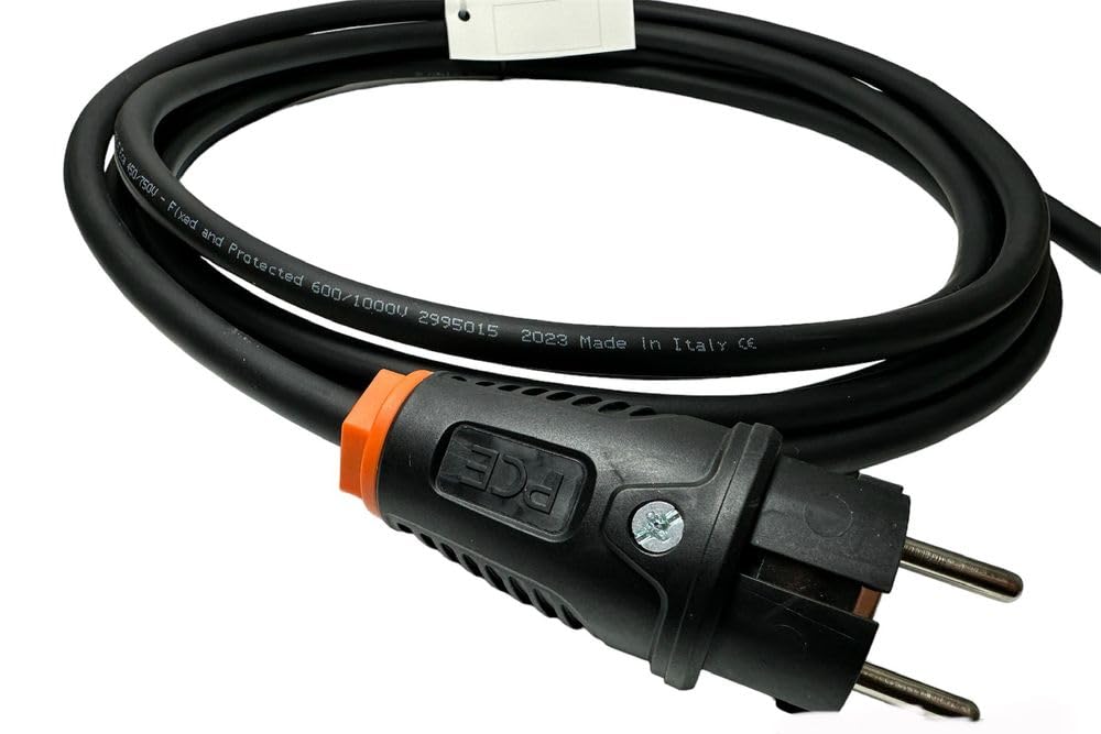 maxgo Solar Kabel AC- Stromkabel Verlängerungskabel H07RN-F 3G1,5mm² HMS-Feldstecker BC-05 Buchse Connector auf Schuko-Stecker Für Mikro-Wechselrichter Größe:10m