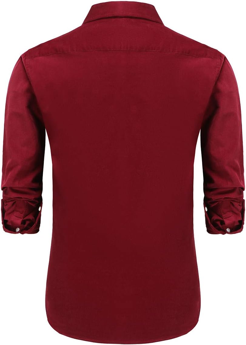 Corduroy Shirts for Men Long Sleeve Camisa de pana para Hombres - Image 2