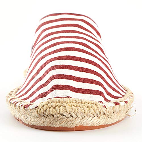 Women's Comfortable Open Toe Espadrille Slide Sandals3