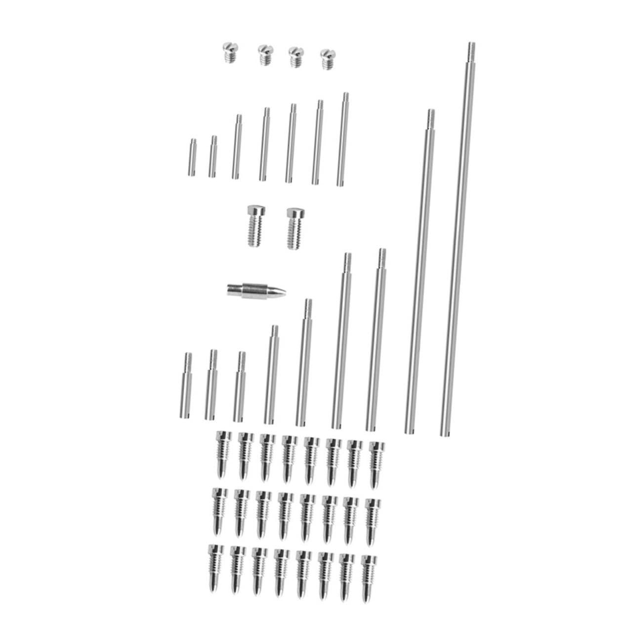 TOYANDONA 4sets Accessori Per Riparazione Sax Kit Completo Di Viti e Aste Filettate Per Strumenti Fiato