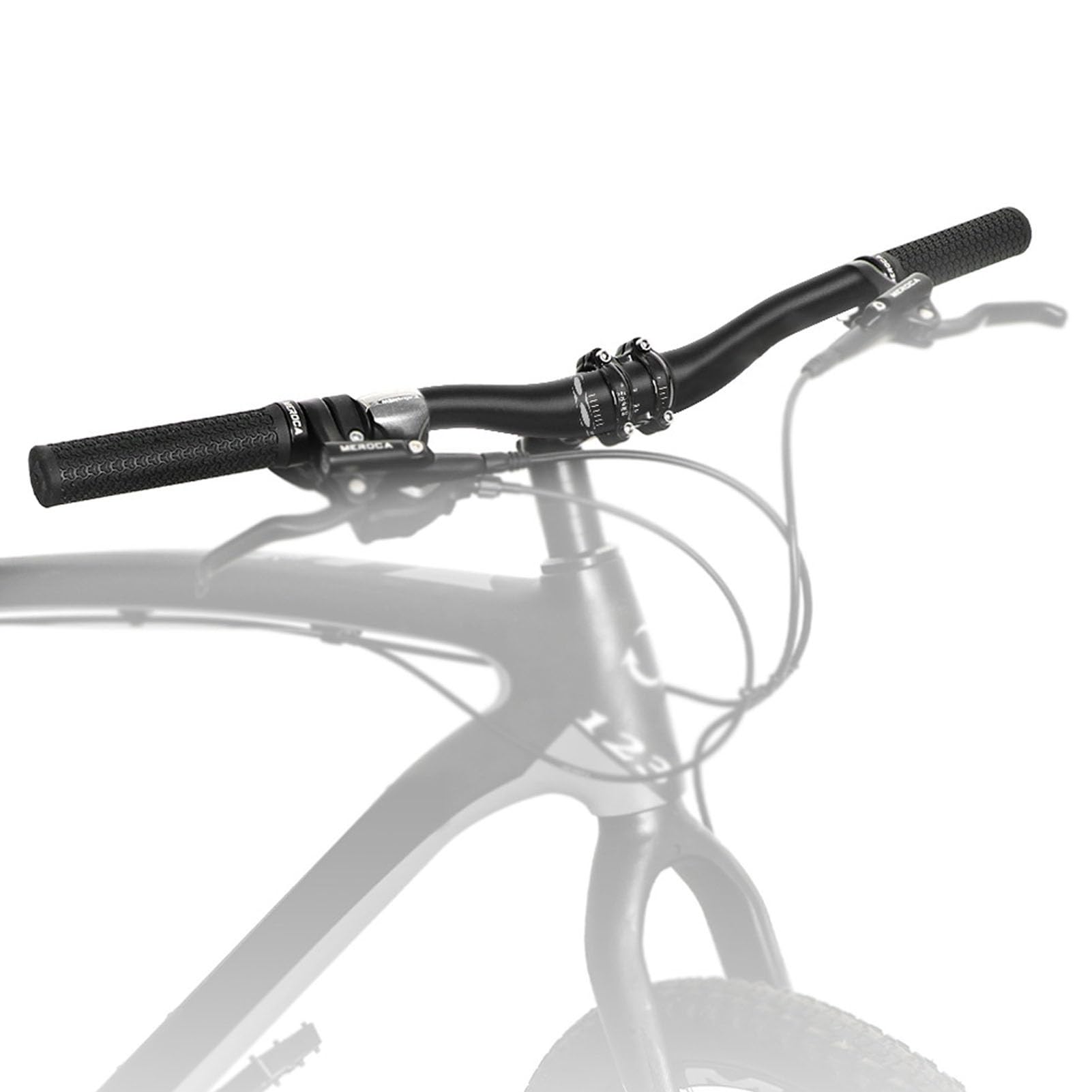 Rowerowe rowerowe kierownice Black Regulowane 720 mm aluminium aluminium górskie kierownicze rowerowe dla entuzjastów rowerowych rowerowych rowerowych