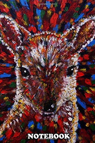 Notebook: A Curious Deer Just Drank Fill From The Waters A , Journal for Writing, College Ruled Size 6" x 9", 110 Pages