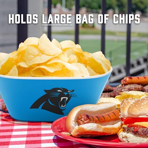 Image of YouTheFan NFL Carolina Panthers Large Party Bowl