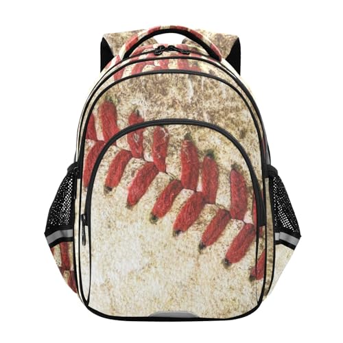 Sac à dos de voyage décontracté et léger, grand cartable scolaire avec motif baseball