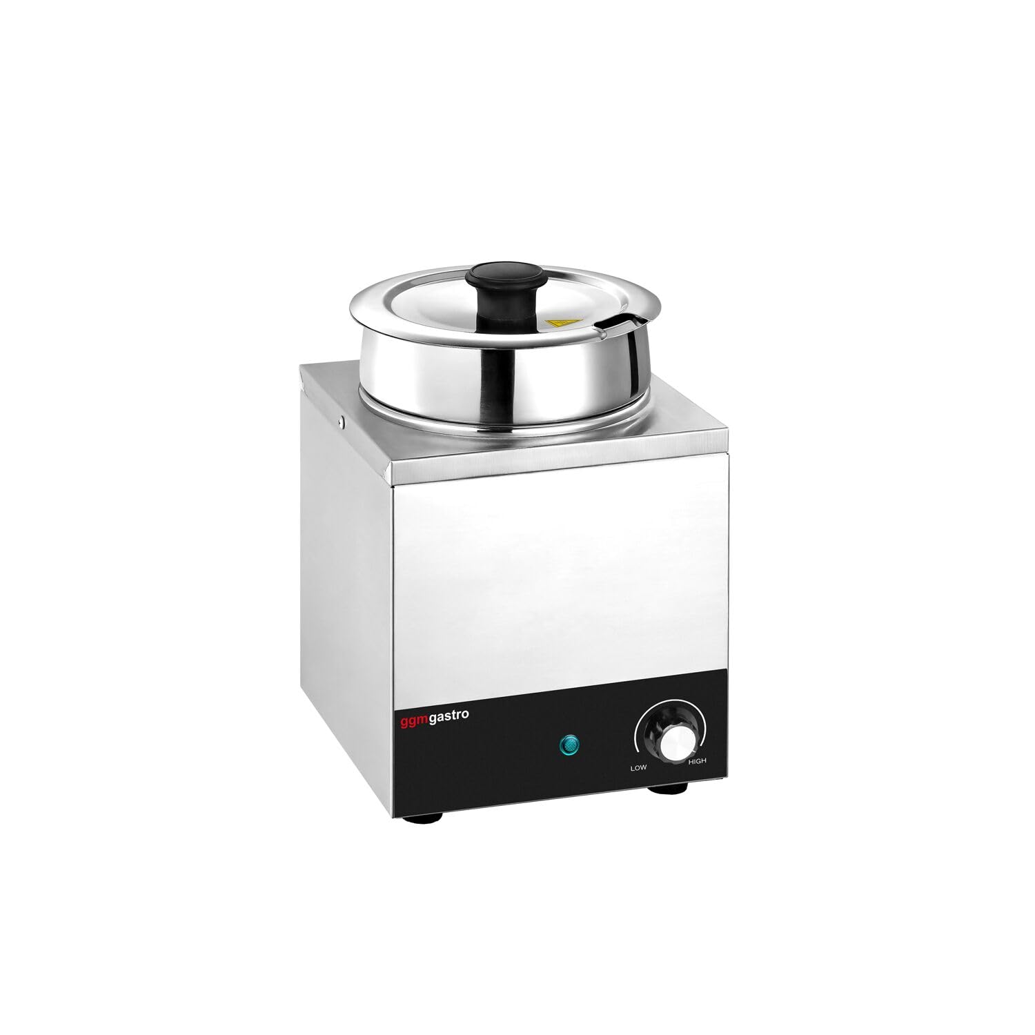 GGM Gastro | BHPV35-1 | Bain-Marie - Hotpot - 3,5 Liter - 200 Watt - 1 Topf mit 3,5 Liter