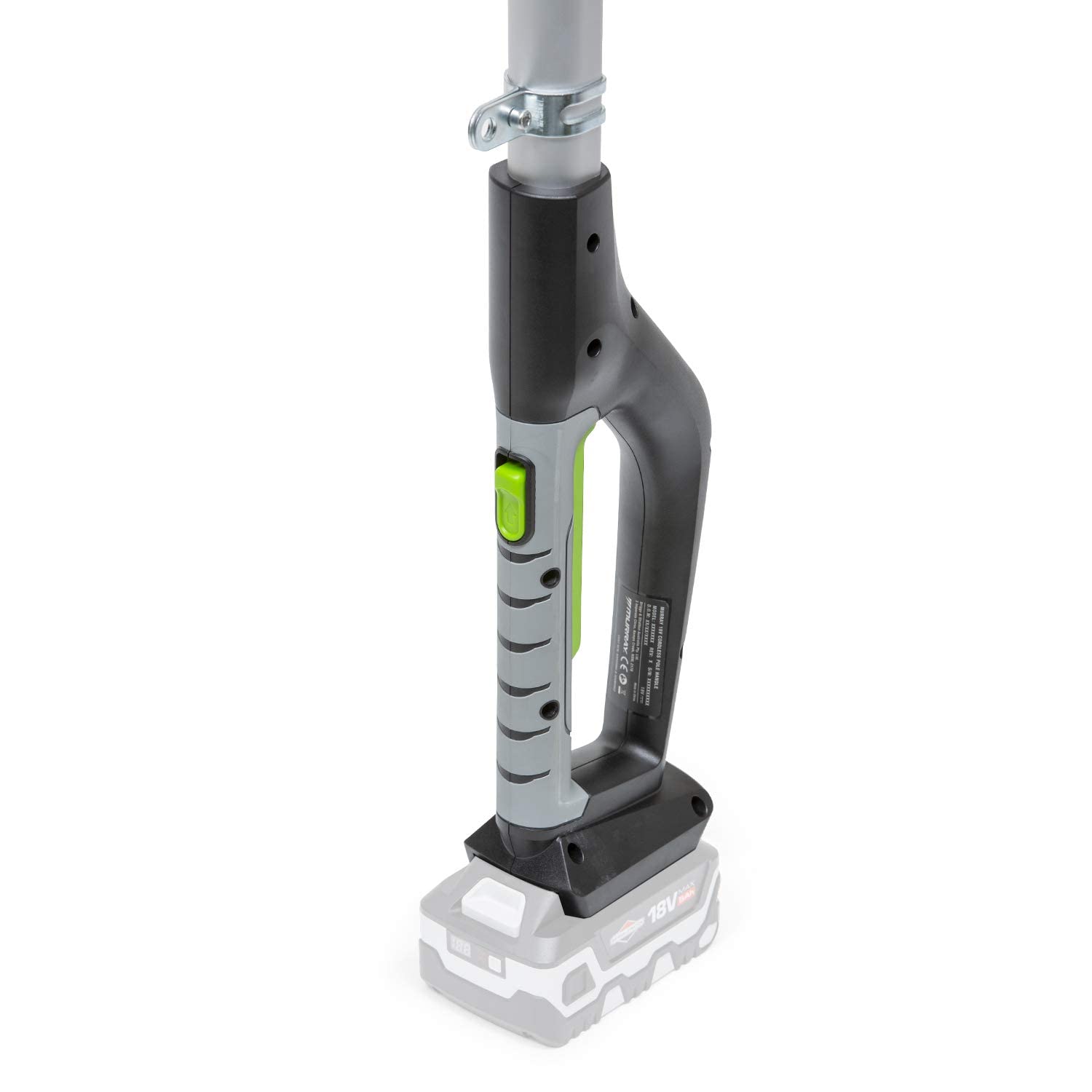 Murray IQ18PSH 18V Li-Ion Sin cordón de 20cm Sierra Telescópica y el Cortasetos de 41 cm, Powered by Briggs & Stratton, Sólo Cuerpo, Tubo Telescópico, sin Baterías ni cargador, 1697223